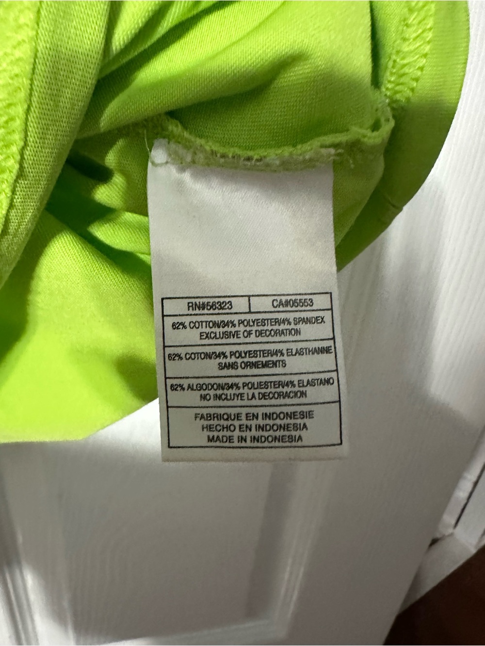 Nike Lime Green Dri-FIT Cotton Tee Tank Top - Picture 13 of 13